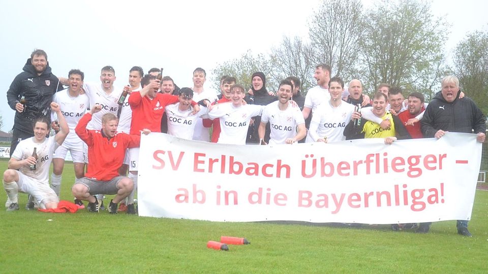 Der SV Erlbach kehrt nach sechs Jahren wieder in die Bayernliga zurück.