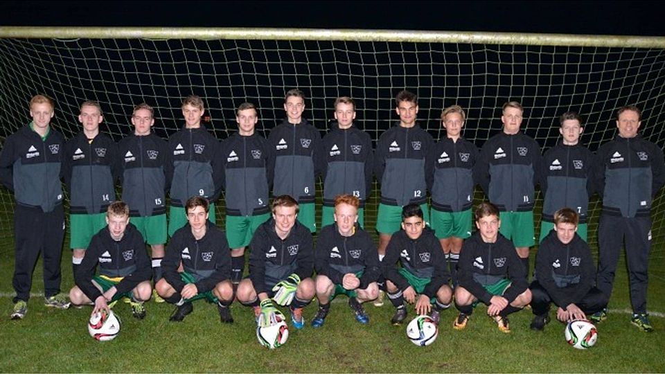 Schafften im dritten Anlauf den Bezirksliga-Aufstieg: Die U17-Fußballer der JSG Wörpetal.