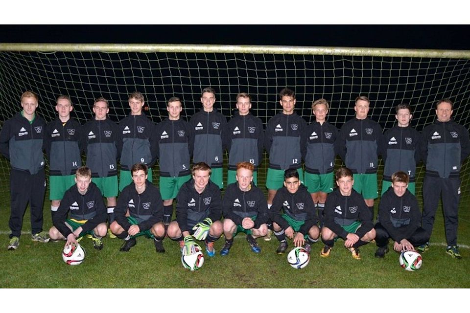 Schafften im dritten Anlauf den Bezirksliga-Aufstieg: Die U17-Fußballer der JSG Wörpetal.
