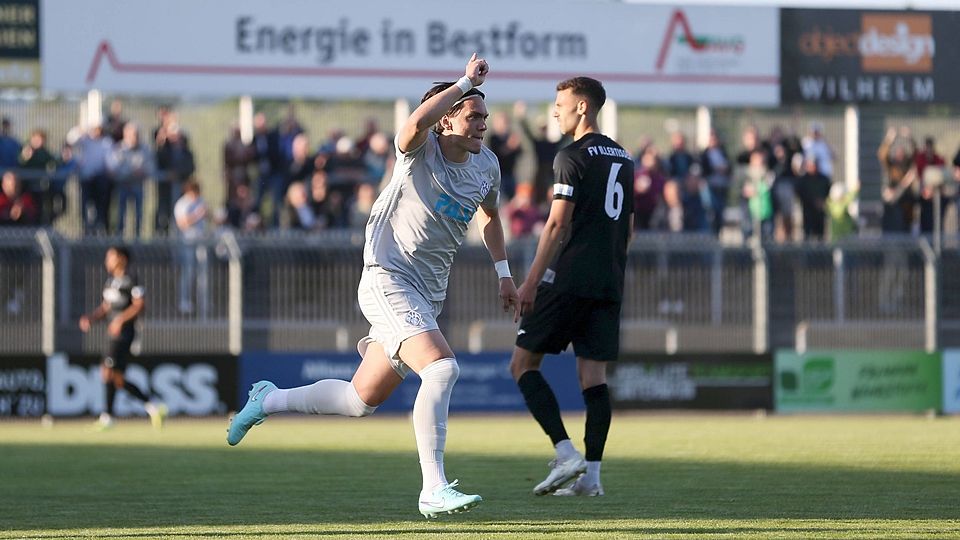 Alen Camdzic erzielte den goldenen Treffer für Viktoria Aschaffenburg.