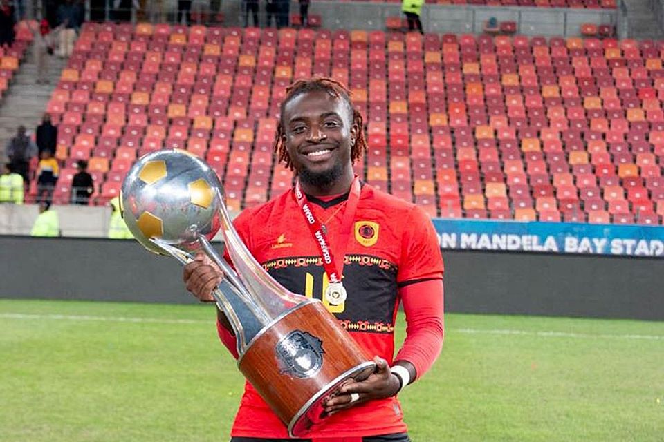 Plötzlich ist er ein Held in Angola: Turniersieger Muteba vom TSV 1860.