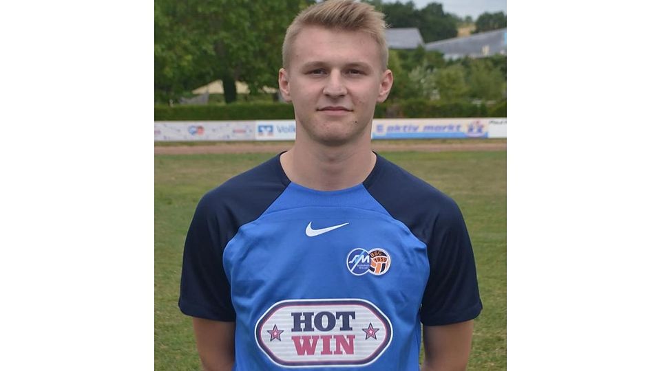 Brachte mit seinem Tor zum 3:2 den SV/BSC Mörlenbach gegen Gadernheim/Brandau auf die Siegerstraße: Julius Fries. 	Foto: SV/BSC Mörlenbach/fupa