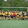 Die A-Jugend des SV Schlebusch feiert den Aufstieg in die Mittelrheinliga, Foto: Privat