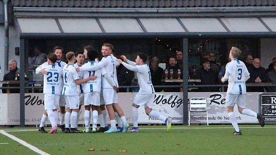 Die Sportfreunde Neuwerk hatten auch in Wickrath wieder Grund zum Jubel.