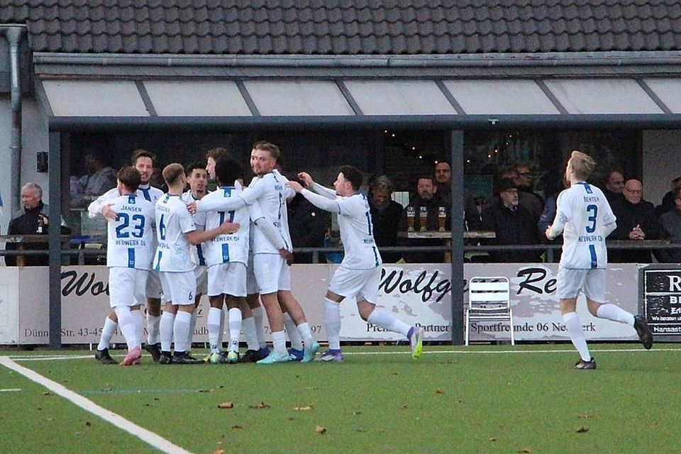 Die Sportfreunde Neuwerk hatten auch in Wickrath wieder Grund zum Jubel.