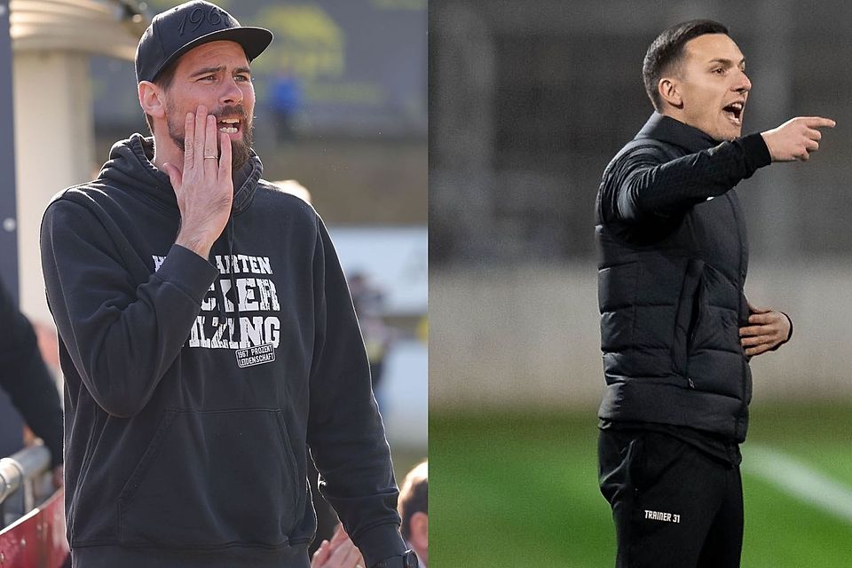 Stressige Osterwoche für Vilzings Coach Thorsten Kirschbaum (li.) und Hankofens Übungsleiter Tobias Beck. Stressige Osterwoche für Vilzings Coach Thorsten Kirschbaum (li.) und Hankofens Übungsleiter Tobias Beck.