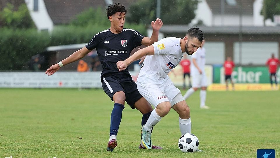 Die Fähigkeiten von Angel Arthee (links) als Torjäger des SV Unter-Flockenbach sind auch beim Gastspiel in Baunatal gefragt.