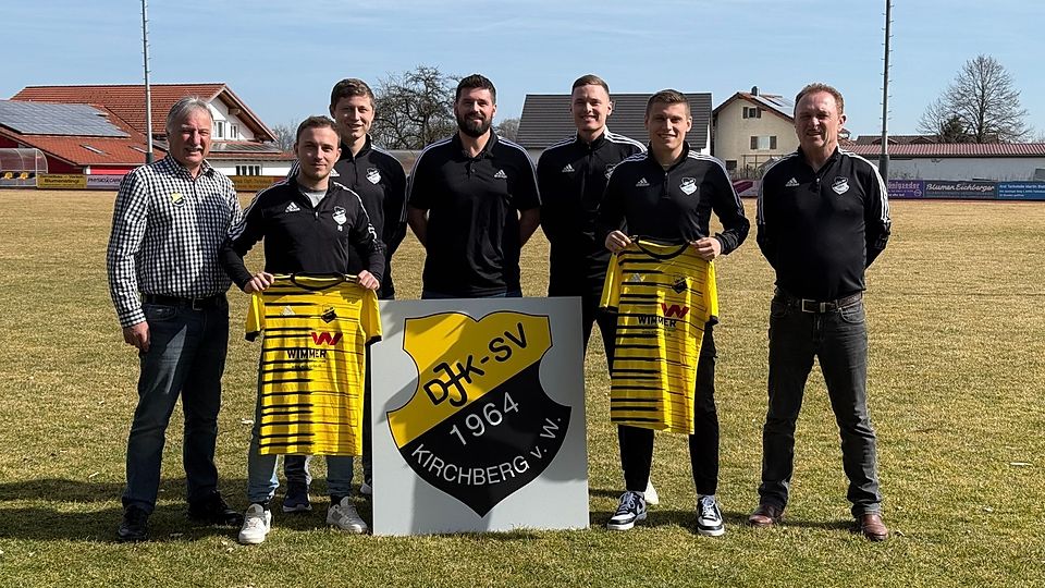 V.l.n.r. Vorstand Josef Fehrer, Patrick Bürgermeister, Julian Luger, Christoph Goldschmidt, Sebastian Sattler, Johannes Moser, Abt.-Ltr. Alfons Endl