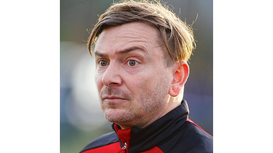 Trainer Ingo Backert hofft auf einen Zähler. gkr