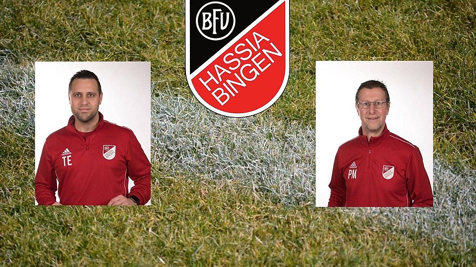 Coachen auch in der kommenden Saison die Hassia: Thomas Eberhardt (links) und sein Schwager Patric Muders.