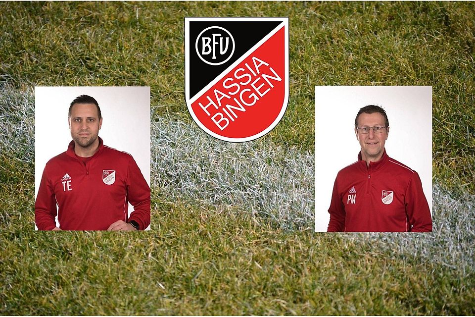 Coachen auch in der kommenden Saison die Hassia: Thomas Eberhardt (links) und sein Schwager Patric Muders.