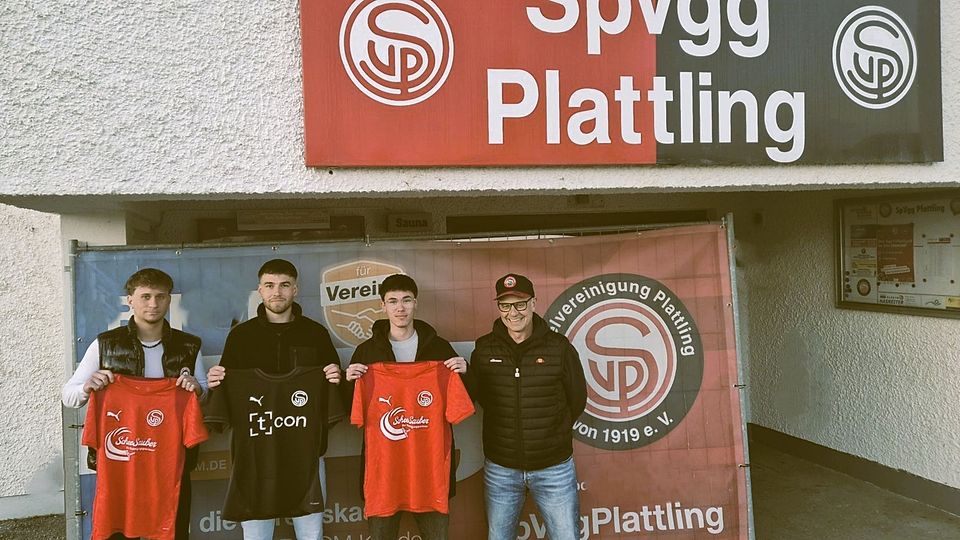 Von links nach rechts: Kevin Kuglmeier, Reinhard Janka, Luis Grill und Karl Prebeck