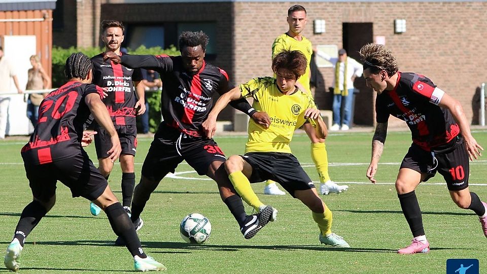 Das Hinspiel zwischen Solingen und Kapellen endete 2:2.