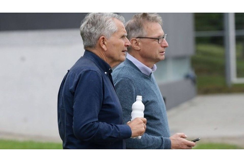 Präsident und Sportvorstand: Wolfgang Dietrich (li.) und Michael Reschke planen den VfB der Zukunft. Foto: Baumann