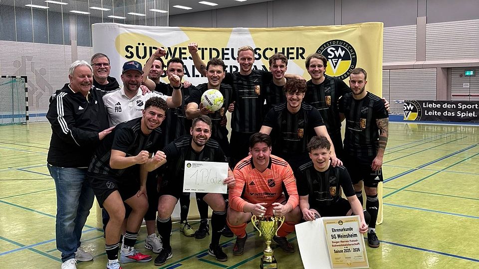 Der SG Weinsheim ist Futsal-Meister des SWFV.
