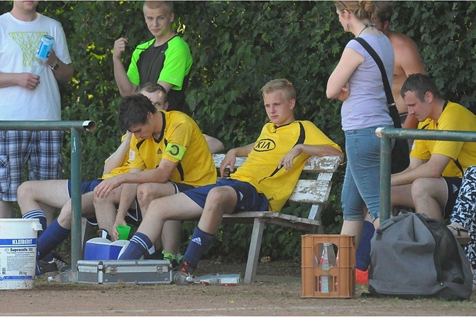Betretene Mienen beim SV Niederseelbach gab es bestimmt auch nach dem Last-Minute-Ausgleich gegen Huppert zu sehen. Archivfoto: Klein.