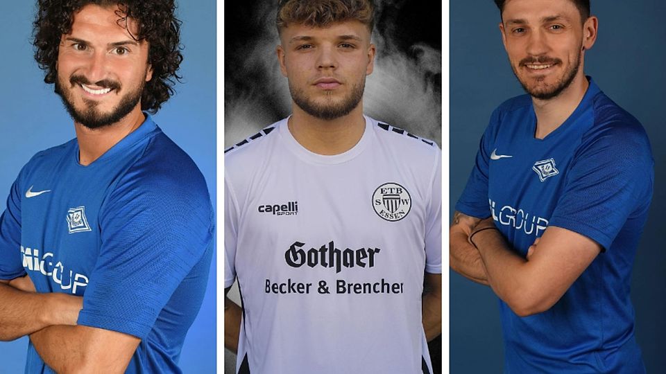 Enes Topal (l.), Timur Mehmet Kesim und Robin Hömig haben schon zweistellig in der Oberliga getroffen.