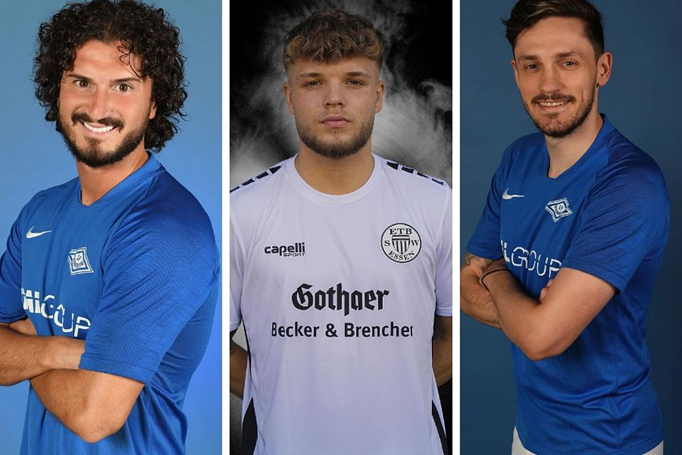 Enes Topal (l.), Timur Mehmet Kesim und Robin Hömig haben schon zweistellig in der Oberliga getroffen.