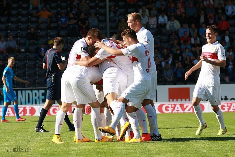 Die zweite Mannschaft des VfB durfte auch diesen Spieltag jubeln. Bei der SpVgg Unterhaching gelang ein 1:0-Sieg. Foto: Lommel