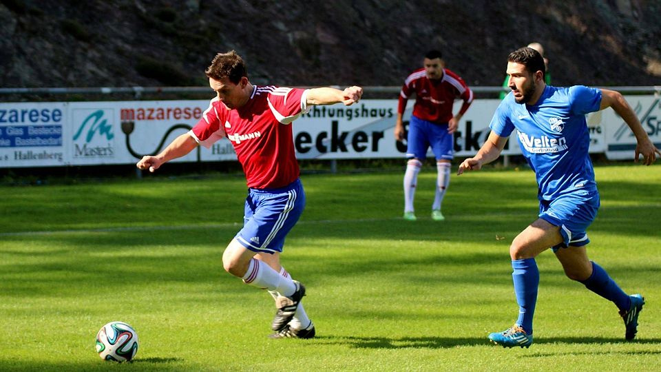 Möglichst nicht mehr hinterherlaufen wie hier in Ederbergland möchte in Zukunft die TSG Wieseck F: Paulus
