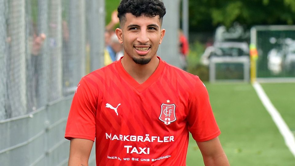  FFC-Angreifer Ali Ibrahim trifft am Mittwoch auf seine ehemaligen Teamkollegen vom Bahlinger SC. | Foto: Daniel Thoma	