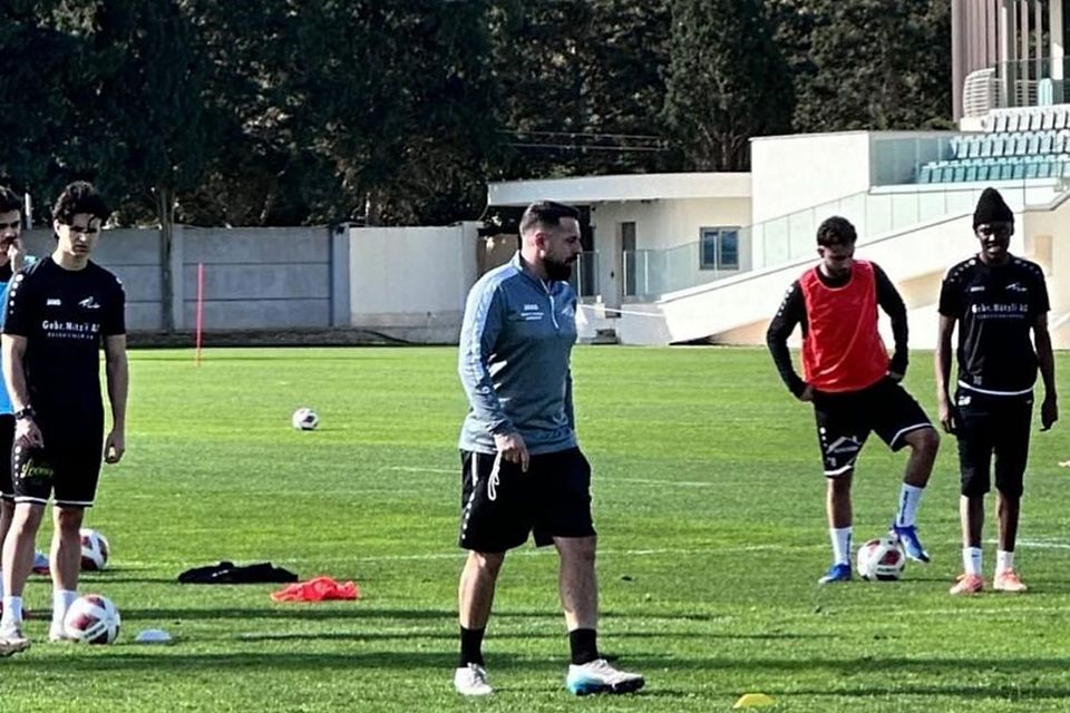 Volle Konzentration für die Mannschaft des FCA im Trainingslager.