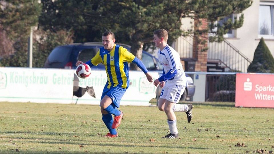 Szene aus dem Spiel Prettin gegen Abtsdorf II F: Edel