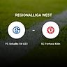 FC Schalke 04 U23 gegen SC Fortuna Köln