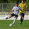 Dominic Duschl (am Ball) greift beim FC Dornach an 