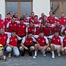 Erstes Teamfoto bei der Mannschaftsvorstellung des FC Grabfeld.