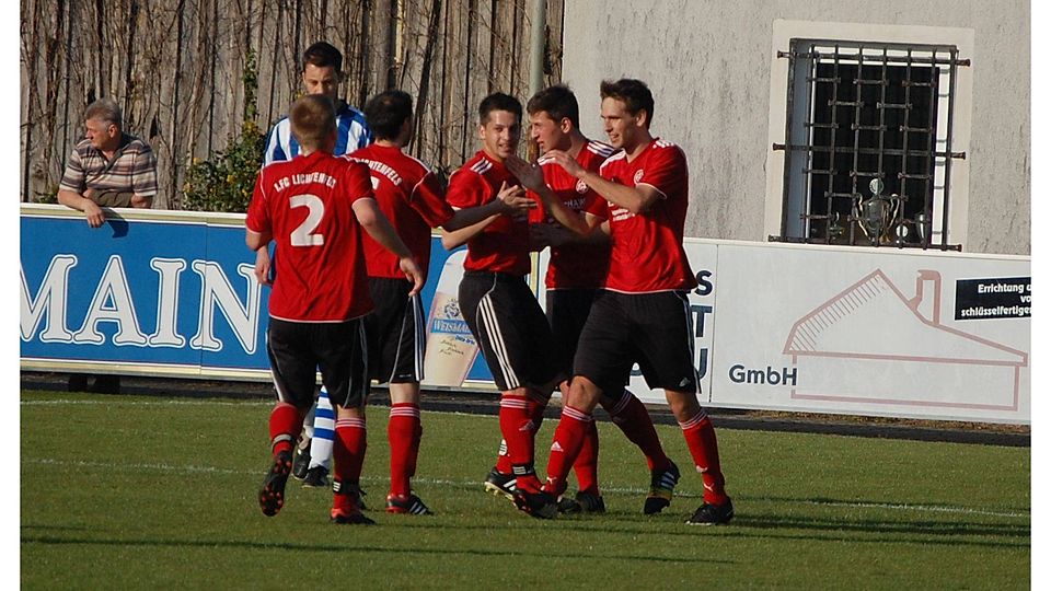 Der 1. FC Lichtenfels möchte auch in der kommenden Saison Grund zum Jubeln haben. Foto: Sebastian Kölbl