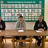 Torwarttrainer Steed Ray (v.l.) und Chef-Spielertrainer Christoph Hasselmeier bleiben der SpVgg Ansbach erhalten. "Co" Michael Griebel kommt neu hinzu.