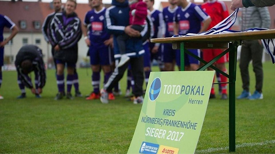 2017 sicherte sich die DJK Falke den Kreispokalsieg.  F: Zink