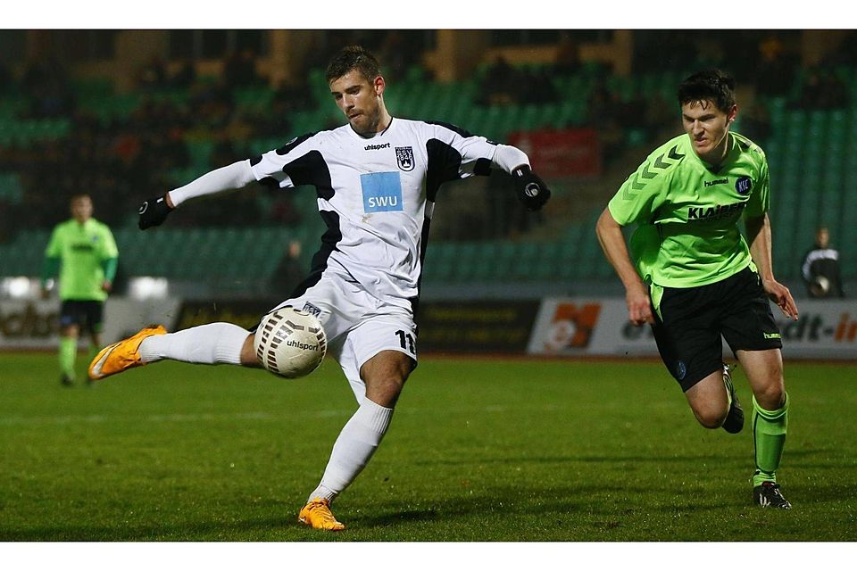 David Braig wird für die Spatzen im Spiel gegen den FSV Hollenbach im Angriff spielen. Foto: Alexander Kaya