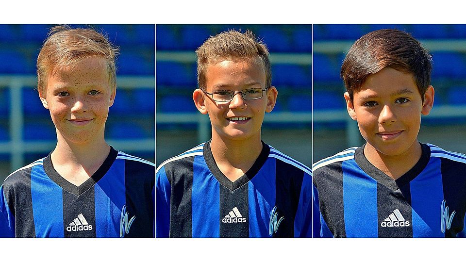 Mit Johannes Reil, Lukas Winderl und David Schraml (v. l.) stehen drei U13-Spieler der SpVgg SV Weiden in der ostbayerischen Regionalauswahl, die Anfang Januar einen Lehrgang in Oberhaching bestreitet.