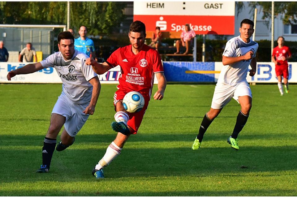 Durchgesetzt hat sich der SV Heimbach beim Derby in Teningen | Foto: Daniel Thoma