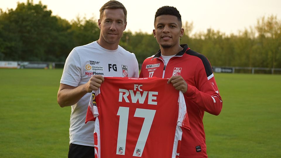 Cheftrainer Fabian Gerber und Neuzugang Romain Gall freuen sich auf die Zusammenarbeit. (