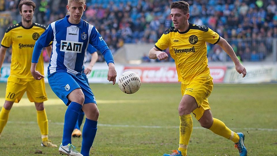 Torge Bremer (in blau-weiß) verstärkt ab sofort Germania Halberstadt    F: Harbke