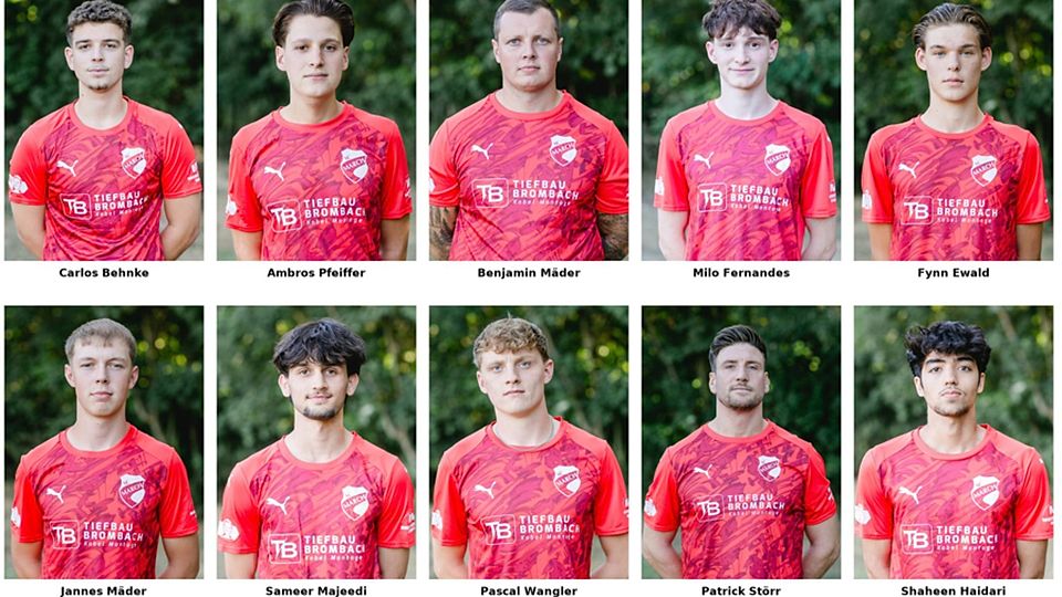 Zehn der 13 Neuen beim SC March | Foto: Verein