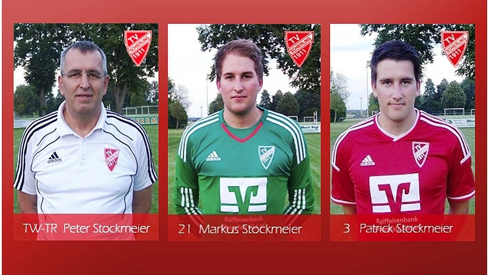 Vom TV Schierling zum SV Ettenkofen: Peter, Markus und Patrick Stockmeier  Montage:Ziegert