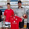 Von links: Sportchef Tobias Jehle, Neuzugang Jonas Gutgsell, Chefcoach Thorsten Szesniak und Co-Trainer Raphael Kiefl | Foto: Privat