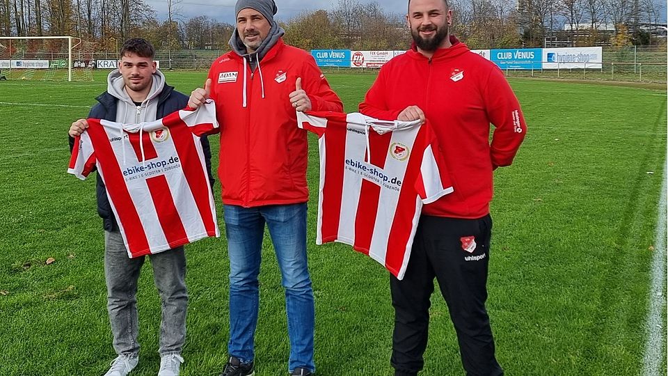 v. l.: Maksim Petrovic, Adrian Heck und Marius Hilger