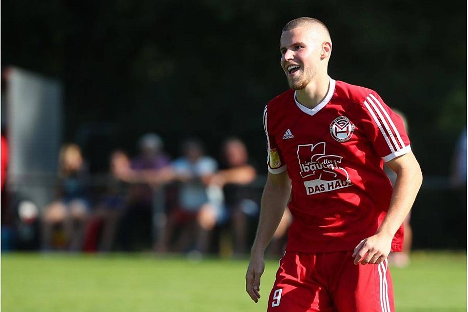 Mit Leon Burggraf kehrte beim SV Hadamar auch das Lachen wieder zurück, denn seine Tore sorgten nach einem Stotterstart wesentlich für den Aufwärtstrend.