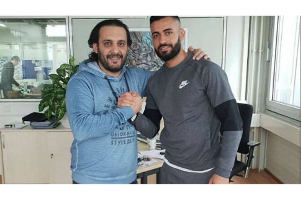 FC08-Sportvorstand Arash Yahyaijan (links) und Umut Sönmez. | Foto: Verein