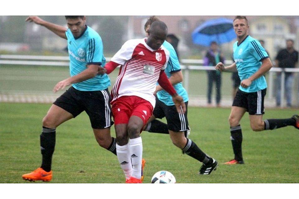 Bilal Solanke und der SVS holten im Hinspiel einen Punkt gegen Feldmoching. F: Habschied