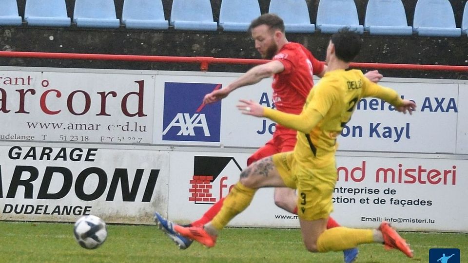 F91 (in gelb) unterlag überraschend dem bis dahin Schlusslicht aus Mamer