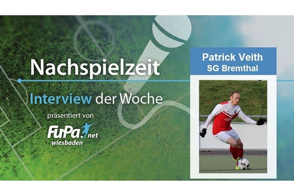 Diese Woche in "Nachspielzeit": Patrick Veith, welcher zum Ende der Saison die SG Bremthal in Richtung Eltville verlässt. Grafik: Ig0rZh – stock.adobe / F: Strack