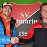 Walter Rappel (links) wird in der kommenden Saison den SV Ottmaring trainieren, rechts Abteilungsleiter Alex Goss.  Foto: SV Ottmaring