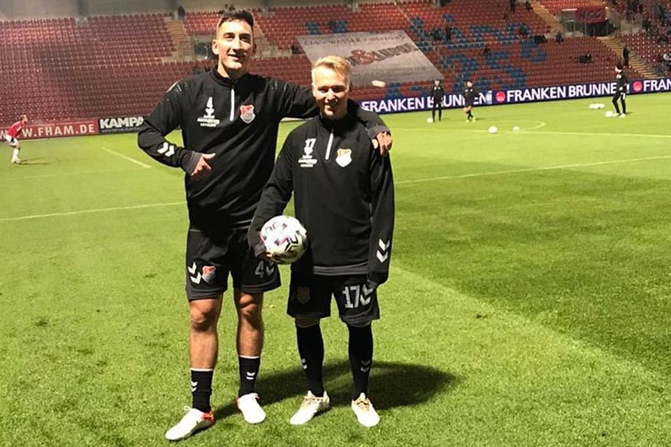 Christian Köttler (li.) und Jens Trunk bleiben beim TSV Aubstadt.