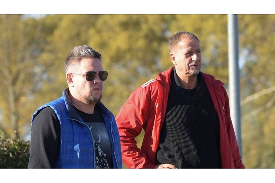 André Hoof (links im Bild) übernimmt beim SV Union Heyrothsberge den Posten des Cheftrainers.        (F. Michael Donau)